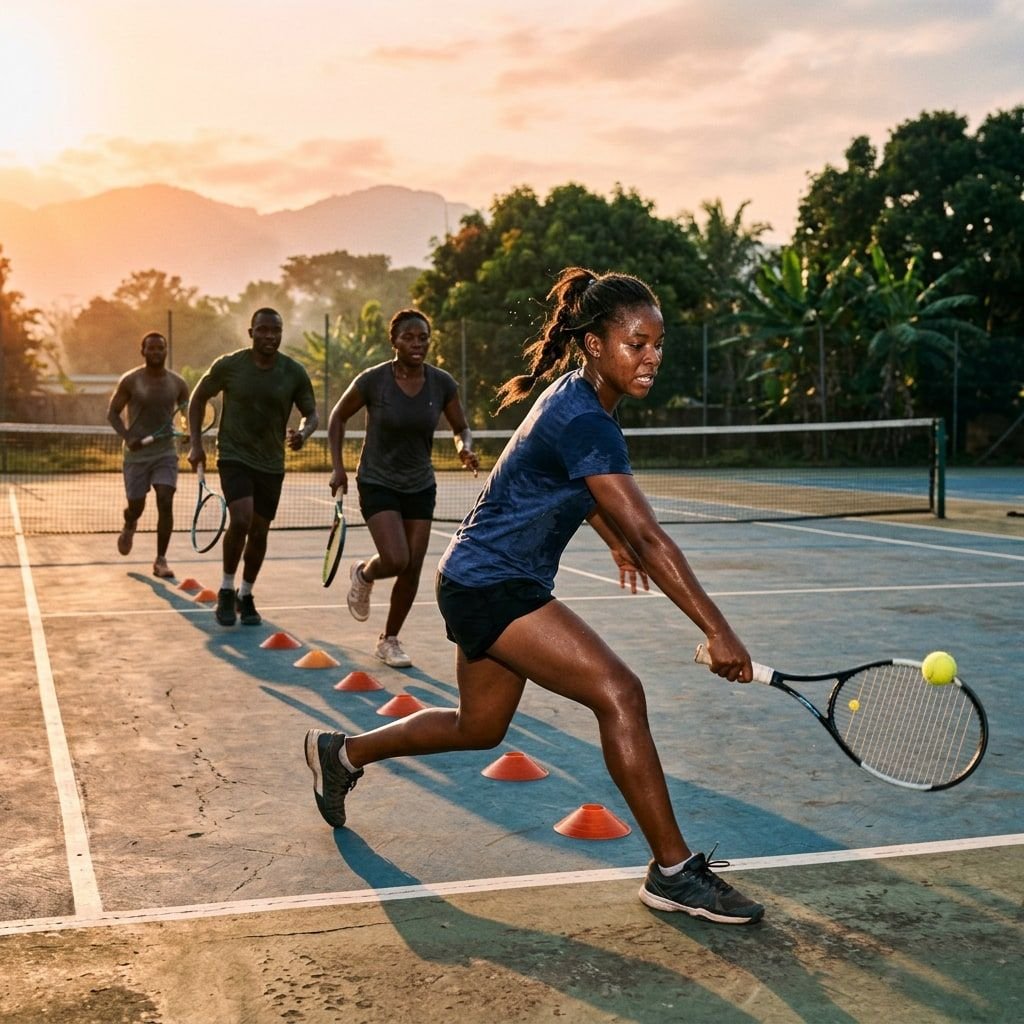 Cardio Tennis session at Atlas Sports